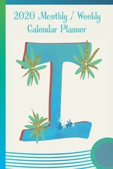 Paperback I: 2020 Yearly, Monthly and Weekly Planner Calendar - 6" x 9" Monogram Letter I Book