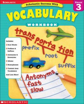 Paperback Scholastic Success with Vocabulary: Grade 3 Book