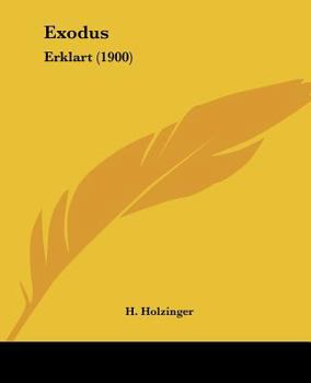Paperback Exodus: Erklart (1900) [German] Book