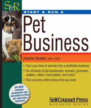 Paperback Start & Run a Pet Business Book