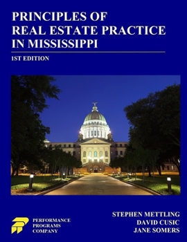 Paperback Principles of Real Estate Practice in Mississippi Book