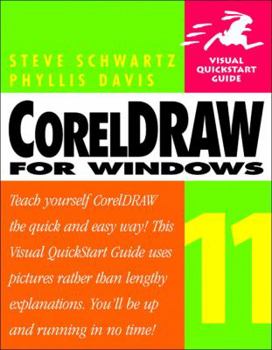 Paperback CorelDRAW 11 for Windows: Visual QuickStart Guide Book