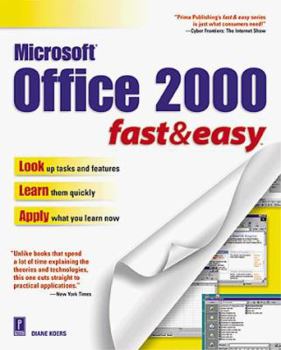 Paperback Office 2000 Fast and Easy Book