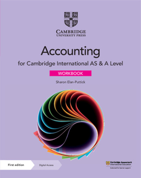 Paperback Cambridge International as & a Level Accounting Workbook with Digital Access (2 Years) [With eBook] Book