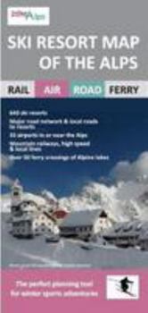 Map Ski Resort Map of the Alps Book