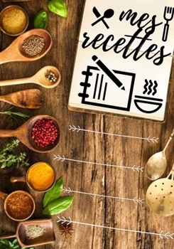 Paperback Mon cahier de recettes: note book [French] Book