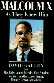 Paperback Malcolm X: As They Knew Him Book