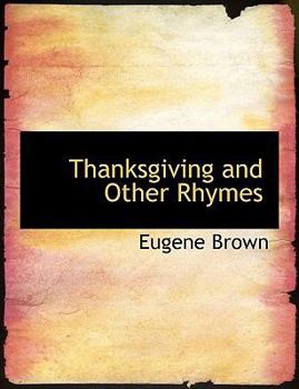 Paperback Thanksgiving and Other Rhymes Book