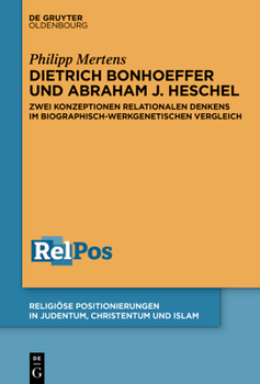 Hardcover Dietrich Bonhoeffer und Abraham J. Heschel [German] Book