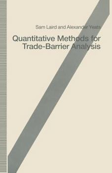 Paperback Quantitative Methods for Trade-Barrier Analysis Book