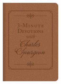 Paperback 3-Minute Devotions with Charles Spurgeon Book