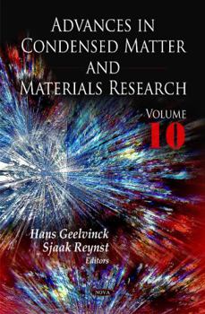 Hardcover Advances in Condensed Matter and Materials Research Book