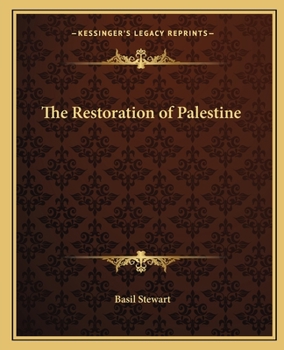 Paperback The Restoration of Palestine Book