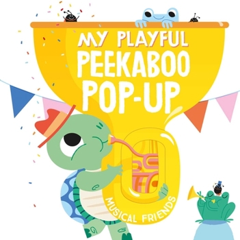 Board book My Playful Peekaboo Pop-Up Musical Friends Book