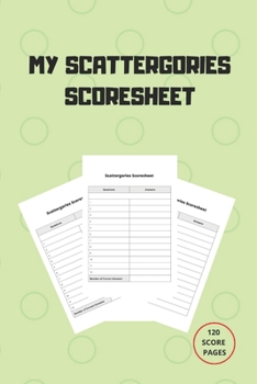 Paperback MY Scattergories Score sheet Book