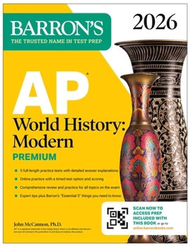 Paperback AP World History: Modern Premium, 2026: Prep Book with 5 Practice Tests + Comprehensive Review + Online Practice Book