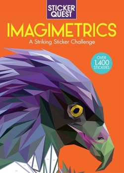 Paperback Imagimetrics: A Striking Color-By-Sticker Challenge Book