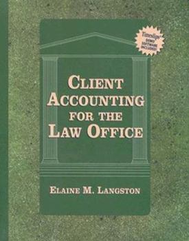 Paperback Client Accounting for the Law Office Book