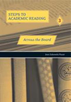 Paperback Steps to Academic Reading 3: Across the Board Book