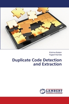 Paperback Duplicate Code Detection and Extraction Book
