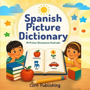 Paperback Spanish Picture Dictionary Book