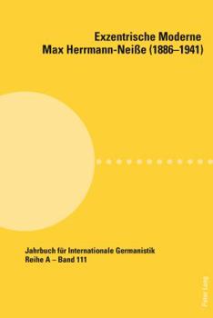 Paperback Exzentrische Moderne: Max Herrmann-Neiße (1886-1941) [German] Book