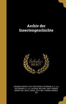 Hardcover Archiv der Insectengeschichte [German] Book