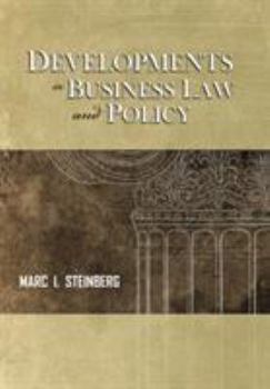 Paperback Developments in Business Law and Policy Book