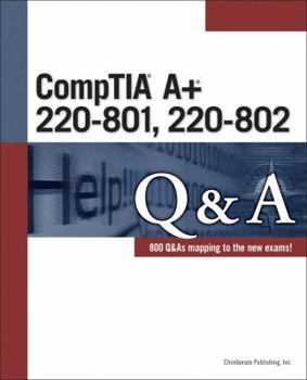 Paperback CompTIA A+ 220-801 220-802 Q&A Book