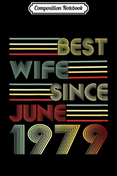 Paperback Composition Notebook: Womens 7th Wedding Anniversary Gift Best Wife Since 2012 Journal/Notebook Blank Lined Ruled 6x9 100 Pages Book