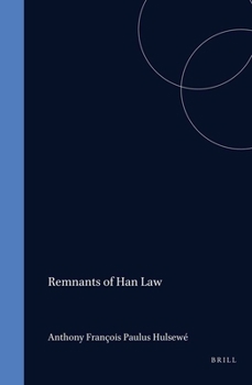Hardcover Remnants of Han Law Book