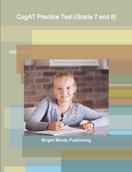 Paperback CogAT Practice Test (Grade 7 and 8) Book