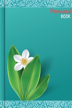 Password Book: Internet Password Logbook with Alphabetical Tabs - Log Book Organizer, Tracker, Address - Notebook, Journal - Small Pocket Size 6 x 9 ... Idea - Modern book design - Girls and Women