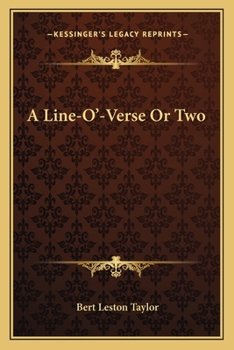 Paperback A Line-O'-Verse Or Two Book