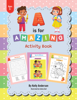 Paperback A Is for Amazing: Activity Book