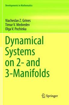 Paperback Dynamical Systems on 2- And 3-Manifolds Book