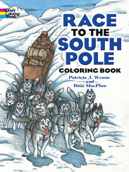 Paperback Race to the South Pole Coloring Book