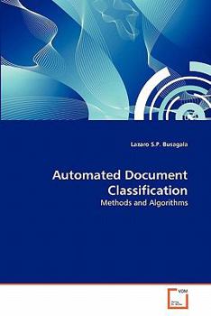Paperback Automated Document Classification Book
