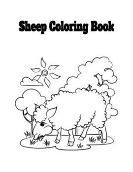 Paperback Sheep Coloring Book