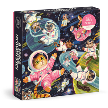 Misc. A Space Meowdyssey 500 Piece Puzzle Book