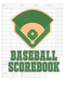 Paperback Baseball Scorebook: 100 Scoring Sheets For Baseball and Softball Games, Glover's Scorebooks, Large (8.5X 11) Book