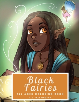Paperback Black Fairies: All Ages Coloring Book
