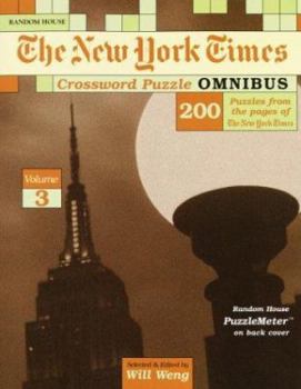 Paperback New York Times Crossword Puzzle Omnibus, Volume 3 Book