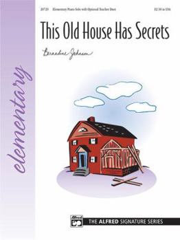 Paperback This Old House Has Secrets: Sheet Book