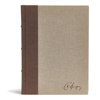 Hardcover CSB Spurgeon Study Bible, Brown/Tan Cloth Over Board Book