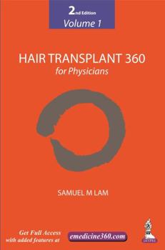 Hardcover Hair Transplant 360 Vol.1 For Physicians Book