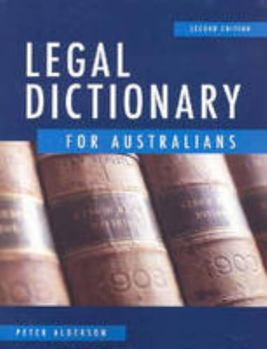 Paperback Legal Dictionary for Australians Book