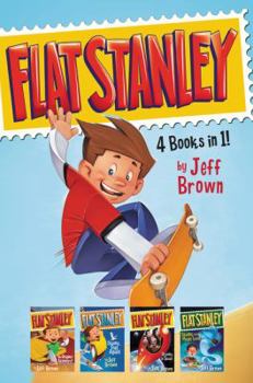 Hardcover Flat Stanley 4 Books in 1!: Flat Stanley, His Original Adventure; Stanley, Flat Again!; Stanley in Space; Stanley and the Magic Lamp Book