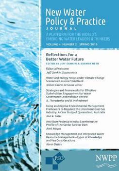 Paperback New Water Policy and Practice Journal: Volume 4, Number 2, Spring 2018 Book