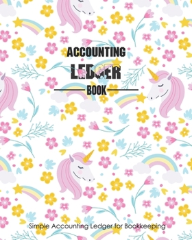 Paperback Accounting Ledger Book Simple Accounting Ledger Book For Bookkeeping: General Financial Record Book For Small Business Expense Ledger Account Income 1 Book